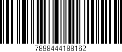 Código de barras (EAN, GTIN, SKU, ISBN): '7898444188162'