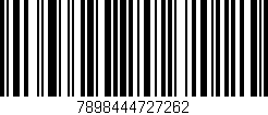 Código de barras (EAN, GTIN, SKU, ISBN): '7898444727262'