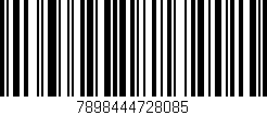 Código de barras (EAN, GTIN, SKU, ISBN): '7898444728085'