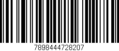 Código de barras (EAN, GTIN, SKU, ISBN): '7898444728207'