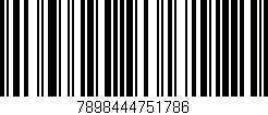Código de barras (EAN, GTIN, SKU, ISBN): '7898444751786'