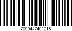 Código de barras (EAN, GTIN, SKU, ISBN): '7898447481215'