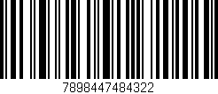 Código de barras (EAN, GTIN, SKU, ISBN): '7898447484322'
