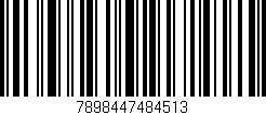 Código de barras (EAN, GTIN, SKU, ISBN): '7898447484513'