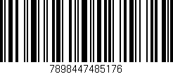 Código de barras (EAN, GTIN, SKU, ISBN): '7898447485176'