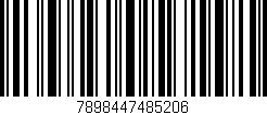 Código de barras (EAN, GTIN, SKU, ISBN): '7898447485206'