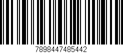 Código de barras (EAN, GTIN, SKU, ISBN): '7898447485442'