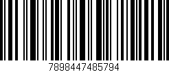 Código de barras (EAN, GTIN, SKU, ISBN): '7898447485794'