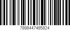Código de barras (EAN, GTIN, SKU, ISBN): '7898447485824'