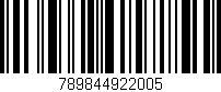 Código de barras (EAN, GTIN, SKU, ISBN): '789844922005'