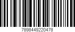 Código de barras (EAN, GTIN, SKU, ISBN): '7898449220478'