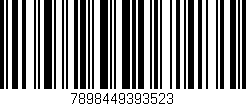 Código de barras (EAN, GTIN, SKU, ISBN): '7898449393523'