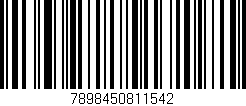 Código de barras (EAN, GTIN, SKU, ISBN): '7898450811542'