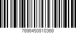 Código de barras (EAN, GTIN, SKU, ISBN): '7898450910368'