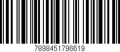 Código de barras (EAN, GTIN, SKU, ISBN): '7898451796619'