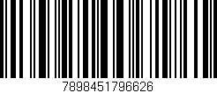 Código de barras (EAN, GTIN, SKU, ISBN): '7898451796626'
