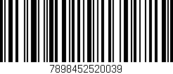 Código de barras (EAN, GTIN, SKU, ISBN): '7898452520039'