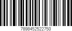 Código de barras (EAN, GTIN, SKU, ISBN): '7898452522750'