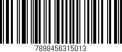Código de barras (EAN, GTIN, SKU, ISBN): '7898456315013'