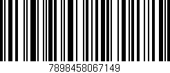 Código de barras (EAN, GTIN, SKU, ISBN): '7898458067149'