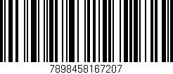 Código de barras (EAN, GTIN, SKU, ISBN): '7898458167207'