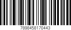 Código de barras (EAN, GTIN, SKU, ISBN): '7898458170443'