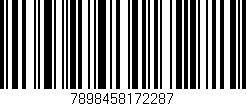Código de barras (EAN, GTIN, SKU, ISBN): '7898458172287'