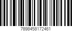 Código de barras (EAN, GTIN, SKU, ISBN): '7898458172461'