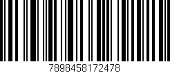 Código de barras (EAN, GTIN, SKU, ISBN): '7898458172478'