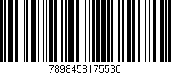 Código de barras (EAN, GTIN, SKU, ISBN): '7898458175530'