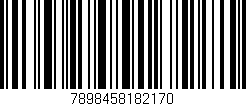 Código de barras (EAN, GTIN, SKU, ISBN): '7898458182170'