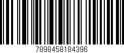 Código de barras (EAN, GTIN, SKU, ISBN): '7898458184396'