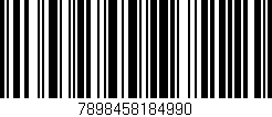 Código de barras (EAN, GTIN, SKU, ISBN): '7898458184990'