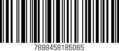 Código de barras (EAN, GTIN, SKU, ISBN): '7898458185065'