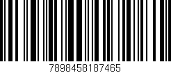 Código de barras (EAN, GTIN, SKU, ISBN): '7898458187465'