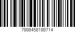 Código de barras (EAN, GTIN, SKU, ISBN): '7898458188714'