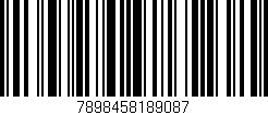 Código de barras (EAN, GTIN, SKU, ISBN): '7898458189087'