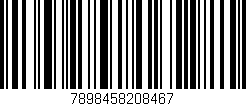 Código de barras (EAN, GTIN, SKU, ISBN): '7898458208467'