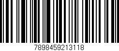 Código de barras (EAN, GTIN, SKU, ISBN): '7898459213118'