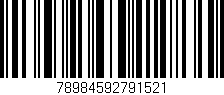 Código de barras (EAN, GTIN, SKU, ISBN): '78984592791521'