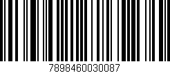Código de barras (EAN, GTIN, SKU, ISBN): '7898460030087'