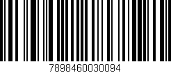Código de barras (EAN, GTIN, SKU, ISBN): '7898460030094'