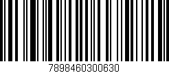 Código de barras (EAN, GTIN, SKU, ISBN): '7898460300630'