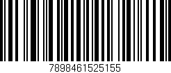 Código de barras (EAN, GTIN, SKU, ISBN): '7898461525155'