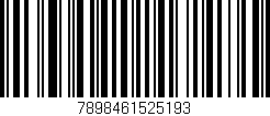 Código de barras (EAN, GTIN, SKU, ISBN): '7898461525193'