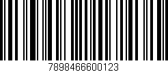 Código de barras (EAN, GTIN, SKU, ISBN): '7898466600123'