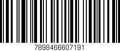 Código de barras (EAN, GTIN, SKU, ISBN): '7898466607191'