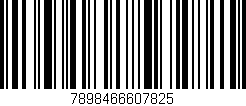 Código de barras (EAN, GTIN, SKU, ISBN): '7898466607825'