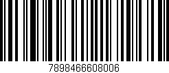 Código de barras (EAN, GTIN, SKU, ISBN): '7898466608006'