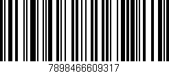 Código de barras (EAN, GTIN, SKU, ISBN): '7898466609317'